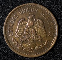 Mexico ESTADOS UNIDOS MEXICANOS Bronze 1906 1 Centavo narrow date KM# 415 (869)