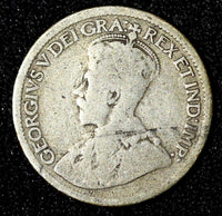 Canada George V  Silver 1918 10 Cents KM# 23 (28 122)