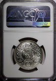 India-British George V Silver 1920 (C) Rupee NGC MS63 Calcutta Mint KM# 524 (20)