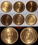 TIMOR PORTUGUESE COLONY Bronze 1970 50 Centavos UNC KM# 18 RANDOM PICK 1 Coin(6)