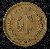 Mexico ESTADOS UNIDOS MEXICANOS Bronze 1933 Mo  1 Centavo KM# 415 (27 880)