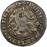 BELGIUM Margaret I of Constantinople 1269 2 Sterlings PCGS AU50 RARE TOP GRADED