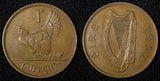Ireland Republic Bronze 1952 1 Penny hen with chicks KM# 11 (28 858)