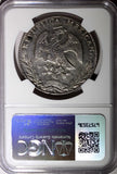 MEXICO Silver 1886 GO RR 8 Reales Guanajuato Mint NGC AU58  KM# 377.8 (002)