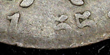 PERU Silver 1855/4  LIMA MB 4 Reales Liberty OVERDATE AR-0.9  aVF KM# 151.3 (18)
