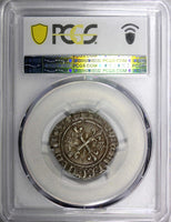 FRANCE Charles VI 1380-1422 Silver FLORETTE PCGS AU55 Duplessy-417P TOP GRADED