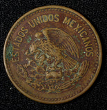 Mexico ESTADOS UNIDOS MEXICANOS Bronze 1955 20 Centavos Better Date KM# 439 (76)