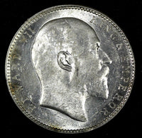 India-British Edward VII Silver 1906 Rupee Silver (.917) aUNC/UNC KM# 508 (343)