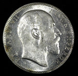 India-British Edward VII Silver 1906 Rupee Silver (.917) aUNC/UNC KM# 508 (343)