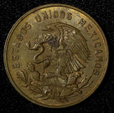 MEXICO Bronze 1966 Mo 5 Centavos Large type KM# 426 (27 437)