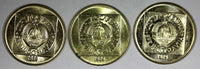 Yugoslavia Brass  1989 100 Dinara 2 Years Type UNC KM# 134  RANDOM PICK (1 Coin)
