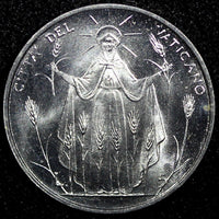 Vatican City Pavlvs VI  Aluminum (1968)/VI 5 Lire FAO BU KM# 102 (24 245)