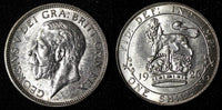 Great Britain George V Silver 1926 1 Shilling Last Year aUNC KM# 816a (28 316)