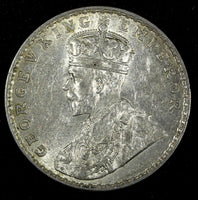 India-British George V Silver 1916 (B) Rupee Bombay Mint KM# 524 (27 328)