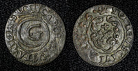 Livonia Riga Carl X Gustav of Sweden Silver 1655 Solidus SCARCE KM# 50 (27 762)