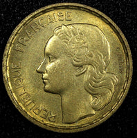 FRANCE Aluminum-Bronze 1957 10 Francs UNC KM# 915.1 (24 166)