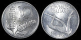 Italy Aluminum 1956 R 10 Lire BETTER DATE UNC KM# 93 (26 983)