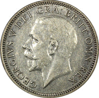 GREAT BRITAIN George V Silver 1931 1 Shilling aUNC KM# 833  (24 706)