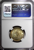 South Africa Silver 1964 10 Cents Jan van Riebeeck NGC MS62 Toned KM# 60 (039)