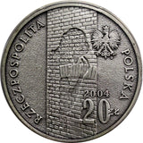 Poland Silver Lodz Ghetto (1940-1944) 2004 MW 20 Złotych PCGS MS68 Y# 498 (61)