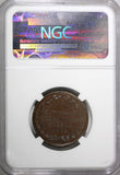 Poland Russia Medal 1826 Memory of Alexander's I Death NGC MS64 BN TOP GRADED