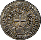 BELGIUM BRABANT John II Silver (1294-1312) 1 Gros PCGS AU53 TOP GRADED V-222 (9)