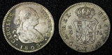 Spain Charles IV Silver 1803 M-FA  1 Real Madrid Mint XF KM# 429.1 (025)