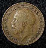 Great Britain George V Bronze 1916 1 Penny KM# 810 (28 419)
