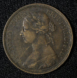 Great Britain Victoria Bronze 1885 1/2 Penny KM# 754 (28 893)