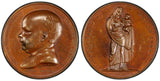 FRANCE 1811 Bronzed Medal  Birth of Napoleon PCGS UNC DETAIL Bramsen-1099 (57)