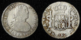 Mexico SPANISH COLONY Ferdinand VII Silver 1809 Mo TH 1 Real KM# 82 (28 405)