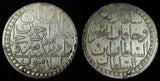 Turkey Ottoman Abdul Hamid I Silver AH1187 Year 11 (1783)  2 Zolota KM# 402 (38)
