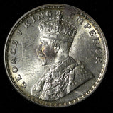 India-British George V Silver 1919 (C) Rupee Calcutta Mint aUNC KM# 524 (28 833)