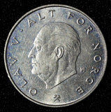 Norway Olav V 1977 1 Krone 25 mm High Grade KM# 419 (28 730)
