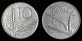 Italy Aluminum 1952 R 10 Lire  Better Date KM# 93 (28 664)