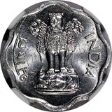 India-Republic 1965 (C) 2 Paise NGC MS63 ONLY ONE GRADED HIGHEST KM# 13.1 (33)