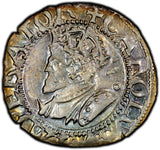 Germany BESANCON Charles V Silver 1544 Carolus PCGS AU58 RAINBOW MB# 6 TOP GRADE