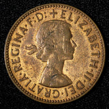 GREAT BRITAIN Elizabeth II 1960 1/2 Penny  KM# 896  (28 624)