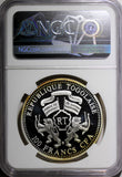 TOGO Silver plated 2011 100 Francs Elephant  NGC PL69 TOP GRADED KM# 116 (012)
