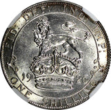 GREAT BRITAIN George V Silver 1926 1 Shilling NGC MS62 1st Year Type KM# 829 (7)