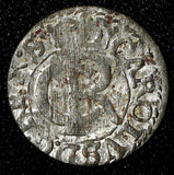 Livonia Riga CARL XI of Sweden (1660-1697)Silver 1662 Solidus,Schilling KM#55(5)