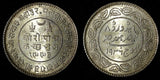 India-Princely States KUTCH Silver 1936 VS 1993 5 Kori 13.87 g. ch.UNC Y# 67(12)