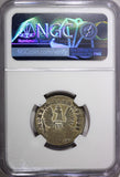 POLAND EAST PRUSSIA Elizabeth Silver 1761 6 Groszy NGC AU53 RARE C# 45 (014)