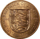 Jersey Elizabeth II Bronze 1966 1/12 Shilling KM# 26 RANDOM PICK (1 Coin)