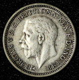 GREAT BRITAIN George V Silver 1933 3 Pence  KM# 831  (28 782)