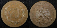 MEXICO  Bronze 1935 Mo 20 Centavos  aUNC  KM# 437 (26 618)