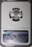 MEXICO Silver 1941 M 20 Centavos Radiant Liberty cap NGC MS66 GEM BU KM# 438 (1)