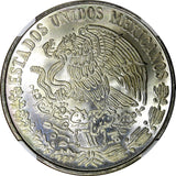 Mexico ESTADOS UNIDOS MEXICANOS Silver 1978 Mo 100 Pesos NGC MS64 KM# 483.2 (07)