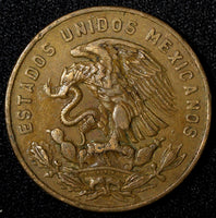 MEXICO  Bronze 1955 Mo 20 Centavos 1st Year Type  KM# 440 (27 544)