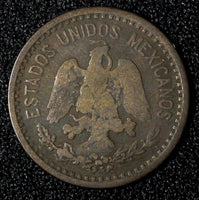 Mexico ESTADOS UNIDOS MEXICANOS Bronze 1906 1 Centavo narrow date KM# 415 (872)